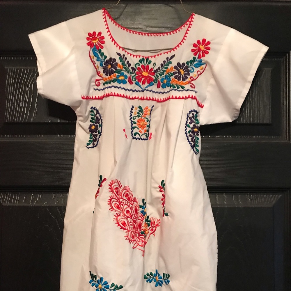 Mexican Fiesta Dress from Mexico. Size 8/10